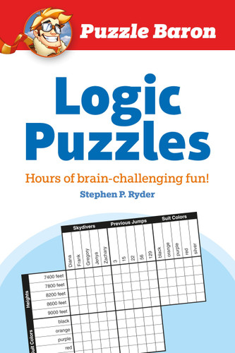 Puzzle Baron's Logic Puzzles: Hours of Brain-Challenging Fun! (PUZZLE BARON) book cover by Puzzle Baron