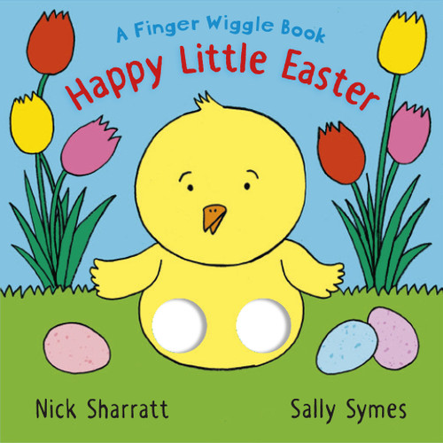 Happy Little Easter: A Finger Wiggle Book (Finger Wiggle Books) book cover by Sally Symes