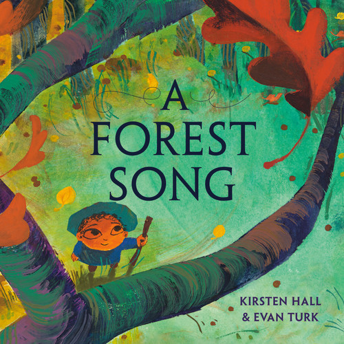 A Forest Song book cover by Kirsten Hall
