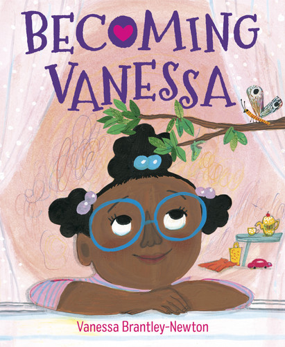 Becoming Vanessa book cover by Vanessa Brantley-Newton