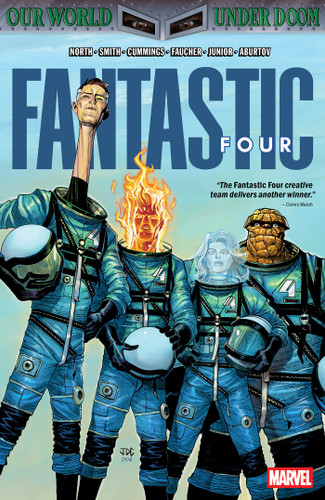 Fantastic Four By Ryan North Vol. 6: Our World Under Doom (FANTASTIC FOUR) book cover by Ryan North, Fabian Nicieza