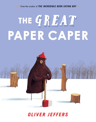 The Great Paper Caper book cover by Oliver Jeffers