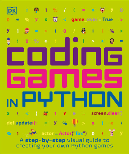 Coding Games in Python (DK Help Your Kids) book cover by DK