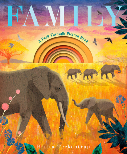 Family: A Peek-Through Picture Book book cover by Britta Teckentrup