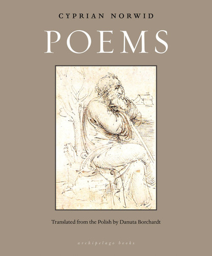 Poems book cover by Cyprian Norwid