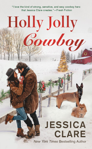 Holly Jolly Cowboy (The Wyoming Cowboys Series) book cover by Jessica Clare