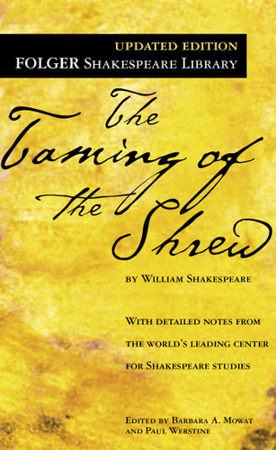 The Taming of the Shrew (Folger Shakespeare Library) book cover by William Shakespeare