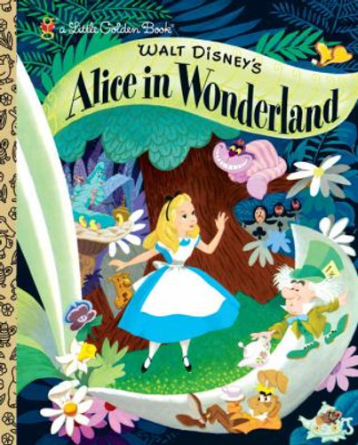 Walt Disney's Alice in Wonderland (Little Golden Book) Cover