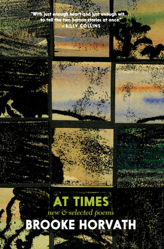 At Times: New and Selected Poems book cover by Brooke Horvath