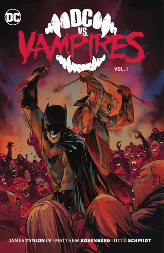 DC vs. Vampires Vol. 1 book cover by James Tynion IV, Matthew Rosenberg