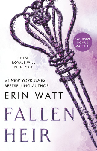 Fallen Heir (The Royals) book cover by Erin Watt
