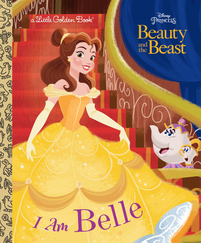 I Am Belle (Disney Beauty and the Beast) (Little Golden Book) book cover by Andrea Posner-Sanchez