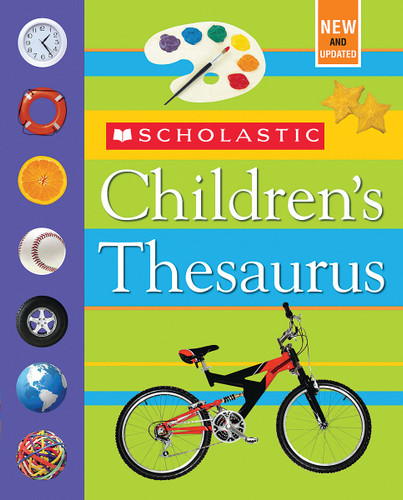 Scholastic Children's Thesaurus book cover by John K. Bollard