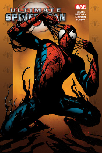 Ultimate Spider-Man Omnibus Vol. 4 Stuart Immonen Symbiote Cover book cover by Brian Michael Bendis