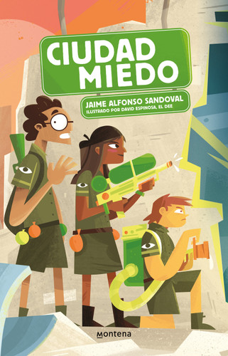 Ciudad Miedo / Fear City book cover by Jaime Alfonso Sandoval