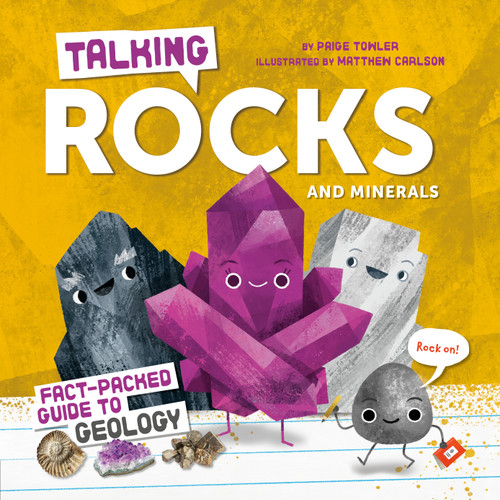 Talking Rocks and Minerals: Fact-Packed Guide to Geology book cover by Paige Towler