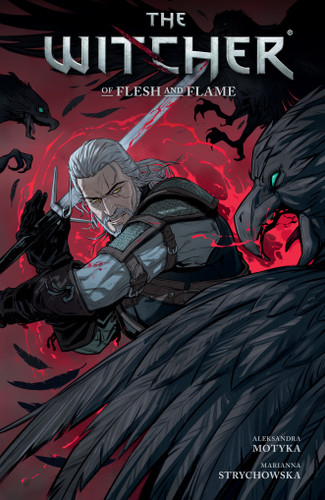 The Witcher Volume 4: Of Flesh and Flame book cover by Aleksandra Motyka
