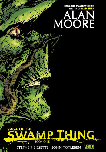 Saga of the Swamp Thing Book One book cover by Alan Moore
