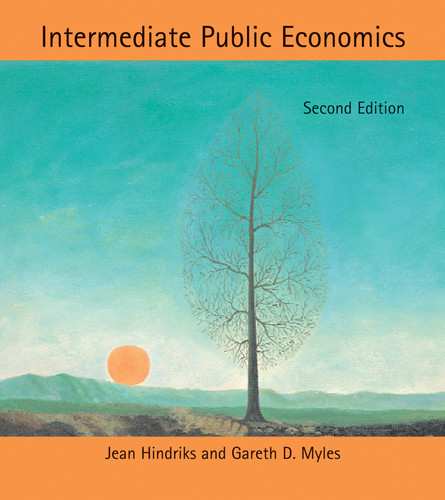 Intermediate Public Economics, second edition book cover by Jean Hindriks, Gareth D. Myles