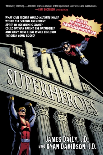 The Law of Superheroes book cover by James Daily, Ryan Davidson