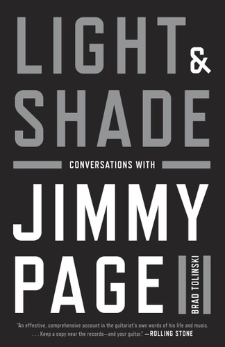 Light and Shade: Conversations with Jimmy Page book cover by Brad Tolinski