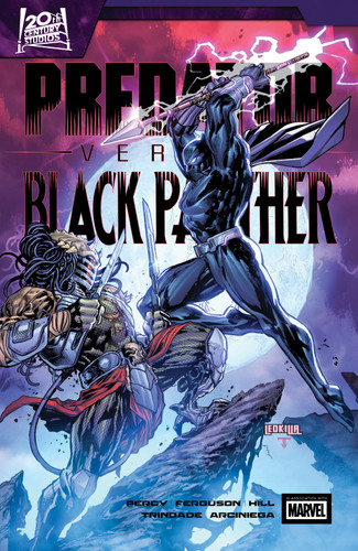 Predator vs. Black Panther (PREDATOR VS. BLACK PANTHER) book cover by Benjamin Percy