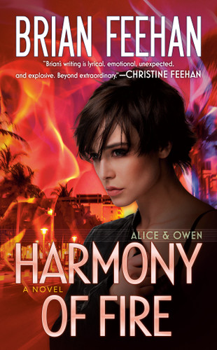 Harmony of Fire (Alice & Owen) book cover by Brian Feehan
