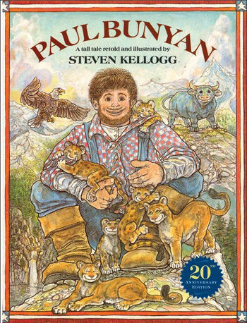 Paul Bunyan book cover by Steven Kellogg