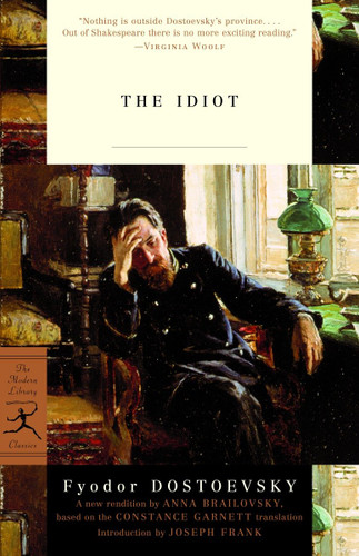 The Idiot (Modern Library Classics) book cover by Fyodor Dostoevsky