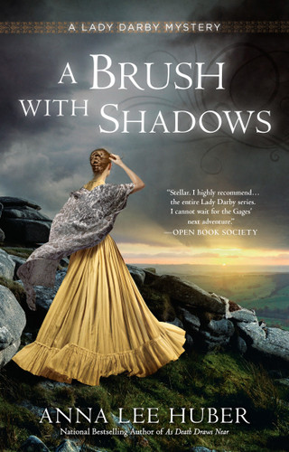 A Brush with Shadows (A Lady Darby Mystery) book cover by Anna Lee Huber