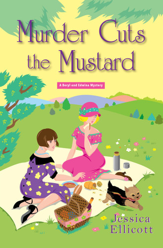 Murder Cuts the Mustard (A Beryl and Edwina Mystery) book cover by Jessica Ellicott