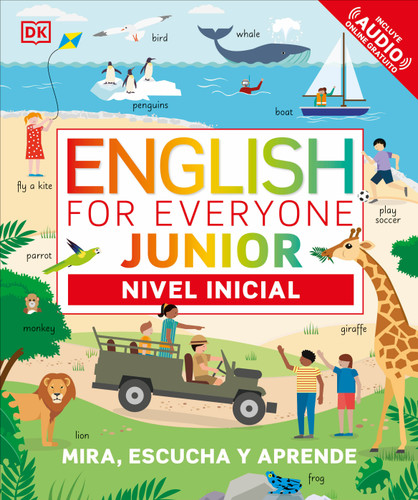 English for Everyone Junior Nivel inicial (Beginner's Course) (DK English for Everyone Junior) book cover by DK
