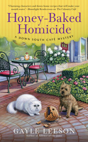 Honey-Baked Homicide (A Down South Café Mystery) book cover by Gayle Leeson