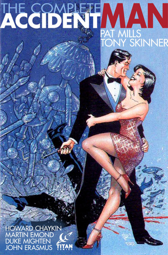 Accident Man book cover by Pat Mills, Tony Skinner