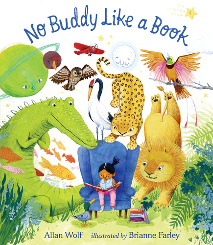 No Buddy Like a Book book cover by Allan Wolf