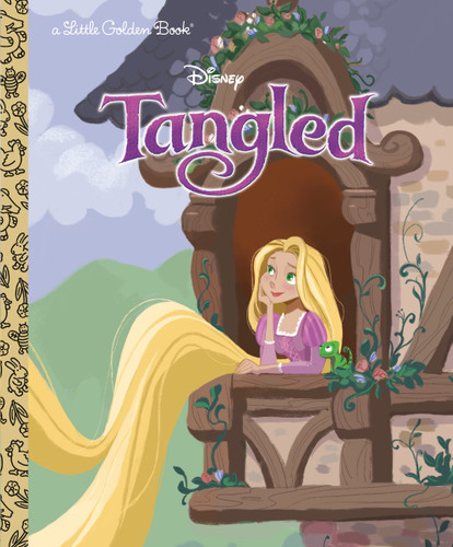 Tangled (Disney Tangled) (Little Golden Book) book cover by Ben Smiley