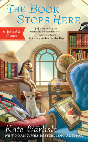 The Book Stops Here (Bibliophile Mystery) book cover by Kate Carlisle