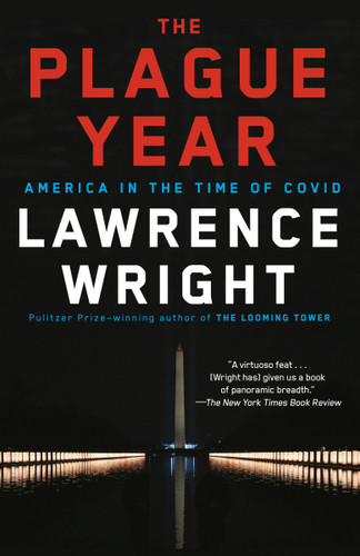 The Plague Year: America in the Time of Covid book cover by Lawrence Wright