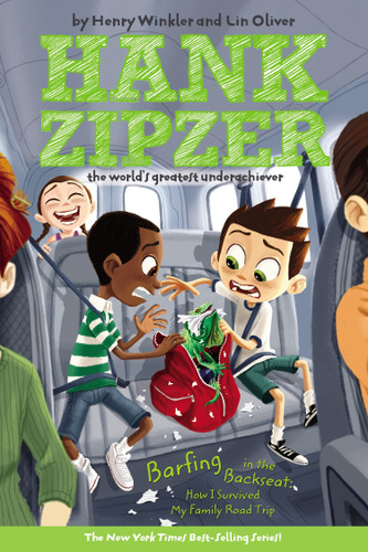 Barfing in the Backseat #12: How I Survived My Family Road Trip (Hank Zipzer) book cover by Henry Winkler, Lin Oliver