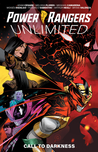 Power Rangers Unlimited (Power Rangers) book cover by Adam Cesare, Melissa Flores