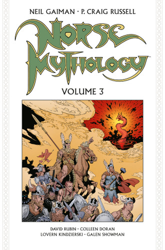 Norse Mythology Volume 3 (Graphic Novel) book cover by Neil Gaiman, P. Craig Russell