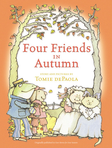 Four Friends in Autumn book cover by Tomie dePaola