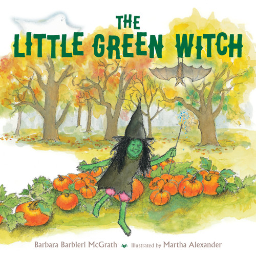 The Little Green Witch book cover by Barbara Barbieri McGrath