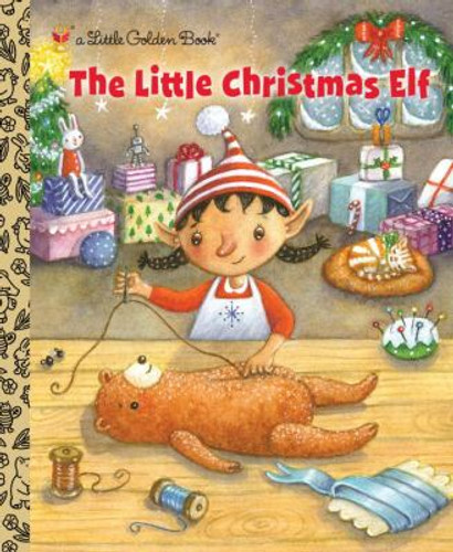 The Little Christmas Elf (Little Golden Book) Cover
