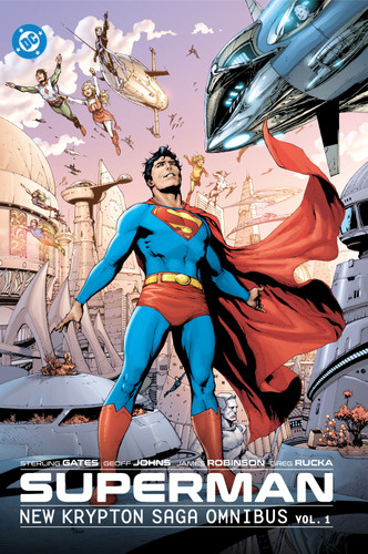 Superman: New Krypton Saga Omnibus Vol. 1 book cover by Geoff Johns