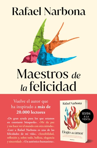 Maestros de la felicidad / Masters of Happiness book cover by Rafael Narbona