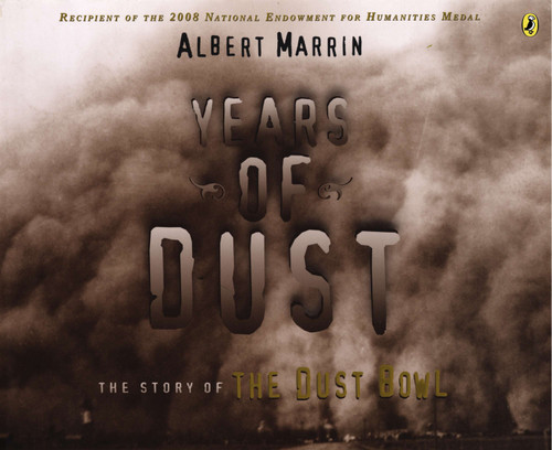 Years of Dust: The Story of the Dust Bowl book cover by Albert Marrin