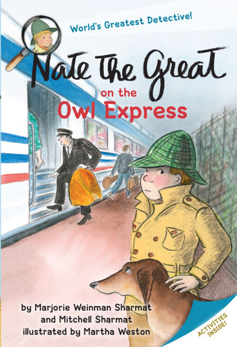 Nate the Great on the Owl Express (Nate the Great) book cover by Marjorie Weinman Sharmat