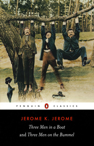 Three Men in a Boat and Three Men on the Bummel book cover by Jerome K. Jerome