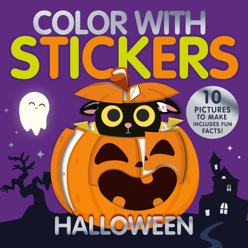 Color with Stickers: Halloween: With 10 Pictures to Make - Includes Fun Facts! (Color with Stickers) book cover by Beth Hamilton